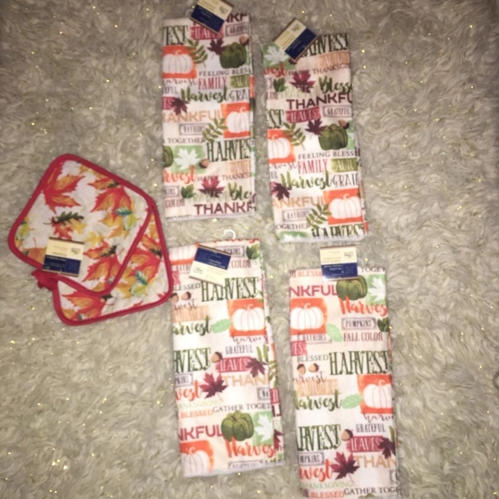Farmhouse Fall/ Harvest kitchen decor bundle